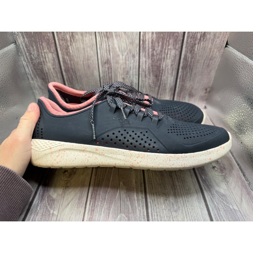 Crocs LiteRide Blue Pacer Shoe Sneaker 206036 Women's Size 11